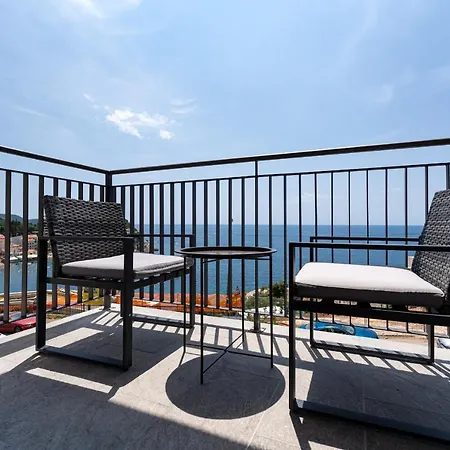 Niki Apartments Przno Sveti Stefan Exterior photo