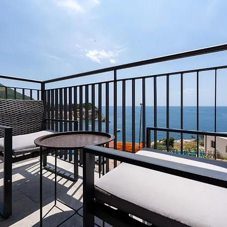Niki Apartments Przno Sveti Stefan Exterior photo